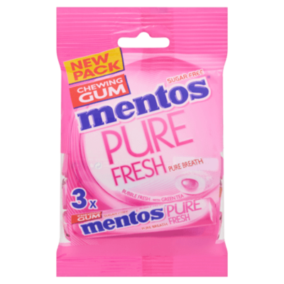 Mentos Pure Fresh Bubblefresh rol pack 3x8p